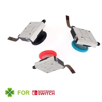 For NS Switch 2pcs 3D Analog Sensor Thumbstick Joystick Left And Right Joystick, Joystick(Blue), Joystick(Red)