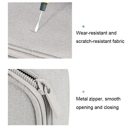 SM03DZ Waterproof Wear-resistant Digital Accessories Storage Bag, 20x5.3x12cm(Navy Blue), 20x5.3x12cm(Gray), 20x5.3x12cm(Pink), 20x5.3x12cm(Black), 20x5.3x12cm(Dark Gray)