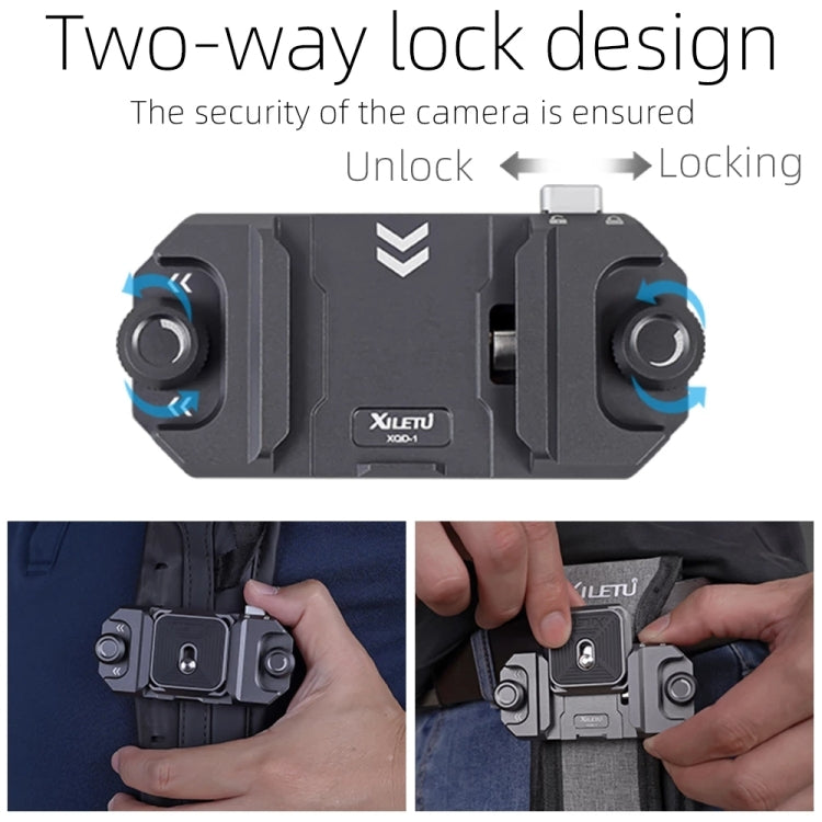 XILETU DSLR Camera Gimbal Arca Swiss Quick Release Plate Clamp,Spec:, With Pad