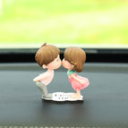 Pink White Kiss Couple