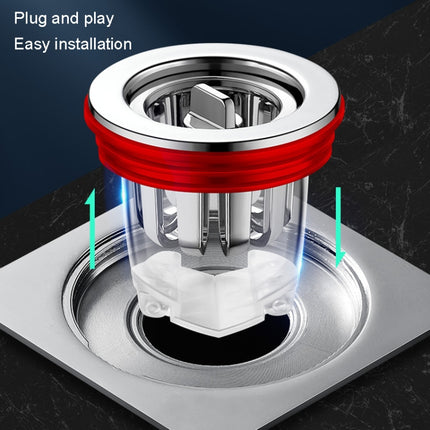 Bathroom Floor Drainage Deodorizer Seal Cover Inner Core Toilet Universal Anti-bug Tube, PVC