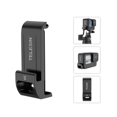 For GoPro Hero11 Black / HERO10 Black /9 Black TELESIN Weather-resistant Side Cover Easy Removable Charging Cover Port, For GoPro Hero11 Black / HERO10 Black /9 Black