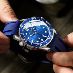 BINBOND B2820 Luminous 30m Waterproof Men Sports Quartz Watch, White Steel Black Surface, White Steel White Surface, White Steel Blue Surface, Inter-gold Black Surface, Inter-gold Blue Surface, Black Steel Black Surface White���������������������������...