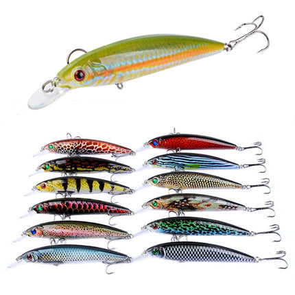 LB106 11cm/11.5g Lure Painted Bionic Fishing Bait Plastic Hard Bait