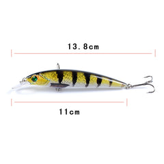 LB106 11cm/11.5g Lure Painted Bionic Fishing Bait Plastic Hard Bait, 1, 2, 3, 4, 5, 6, 7, 8, 9, 10, 11, 12, 13, 14, 15, 16, 17, 18