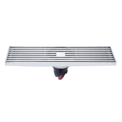 8x30cm Extended Full Copper Strip Floor Drain, Style: