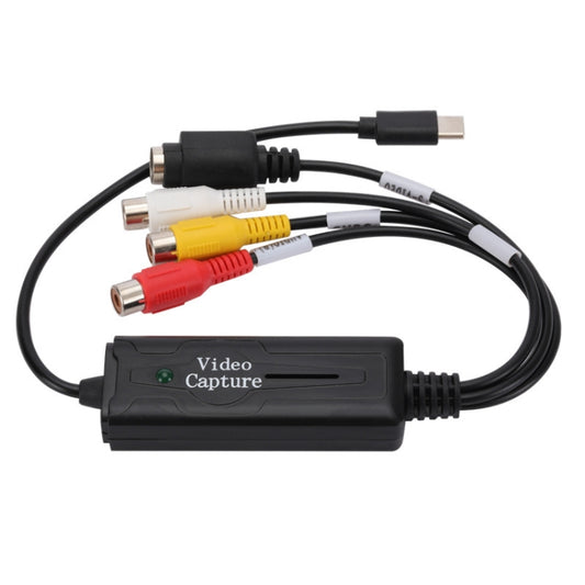 USB-C/Type-C Video Card USB 3.1 Port 1 Channel Converter for Mobile Phone Computer AV Monitor, USB-C/Type-C