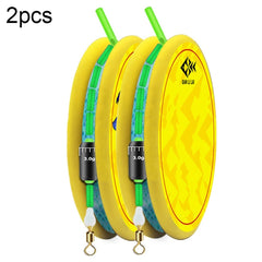 2pcs Outdoor Fishing Anti-tangle Spotted Invisible Line Set with Scale, 7.2m