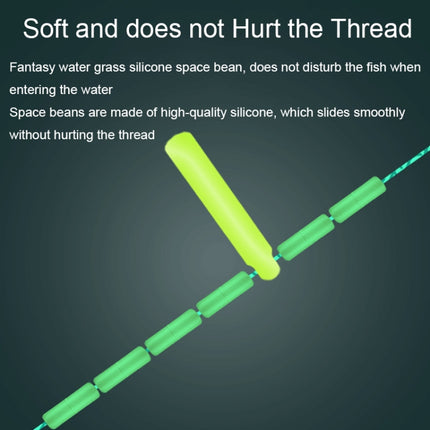 2pcs Outdoor Fishing Anti-tangle Spotted Invisible Line Set with Scale, 7.2m