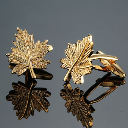 Men Clover Rose Pattern Cufflinks, Color: Red Strawberry, Silver Clover, Black Clover, Red Clover, Silver Maple Leaf, Gold Maple Leaf, Red Rose, Black Flower Pattern, Wine Red Silver Pattern, Black Cloud Pattern, Gold Cloud Pattern, Silver Laser Flower...