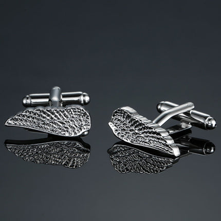 Men Clover Rose Pattern Cufflinks, Color: Red Strawberry, Silver Clover, Black Clover, Red Clover, Silver Maple Leaf, Gold Maple Leaf, Red Rose, Black Flower Pattern, Wine Red Silver Pattern, Black Cloud Pattern, Gold Cloud Pattern, Silver Laser Flower...