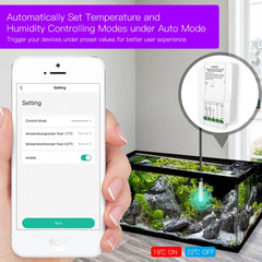 Tuya Dual-way Temperature and Humidity Switch Timer Smart Switch, WiFi Switch Module+Temperature and Humidity Probe, WiFi Switch Module+Temperature Probe, Temperature and Humidity Probe, Temperature Probe