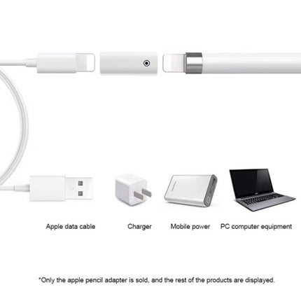 Für Apple Pencil 1/2 Ladeadapter Stylus Ladekonverter, 8-polige Buchse auf Buchse, 8-polige Buchse auf Typ-C/USB-C-Buchse