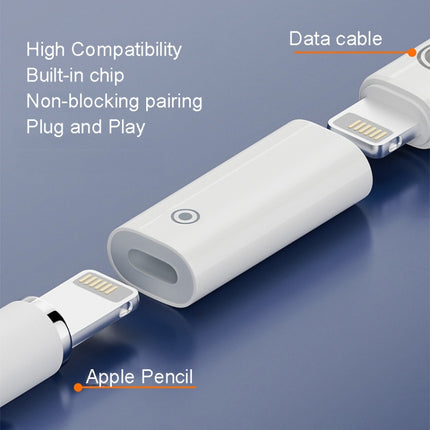 Für Apple Pencil 1/2 Ladeadapter Stylus Ladekonverter, 8-polige Buchse auf Buchse, 8-polige Buchse auf Typ-C/USB-C-Buchse