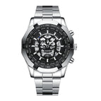 White Steel Black