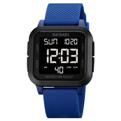 SKMEI 1894 Square Sports Waterproof Student Simple Multifunctional Luminous Watch, 1894