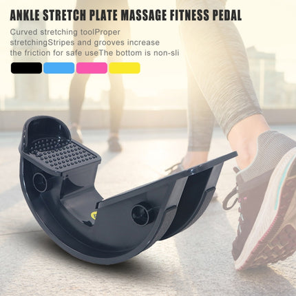 Fitness Inclined Stretching Board Trainer Calf Relaxation Standing Stretching Pedal, Rose Red, Blue, Yellow, Black, Pink with Foot Belt, Blue with Foot Belt, Purple with Foot Belt