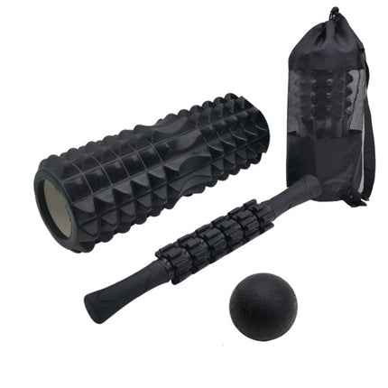 Crescent Hollow Foam Roller Yoga Column Set Fitness Muscle Relaxation Massager Set, 3pcs/set, 4pcs/set