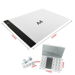 H-ZS4 DIY Diamond Painting Tools Kit Drill Pen Handmade Lighting Board Combination Kit, Diamond Painting Tools Kit