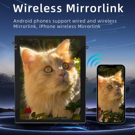 9.7 inch Vertical Screen Bluetooth Radio Android 13 GPS Navigation Device, 2+64G