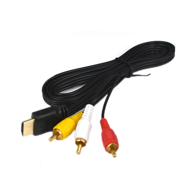 HDMI To AV/3RCA TV Audio Video Cable, HDMI To AV/3RCA