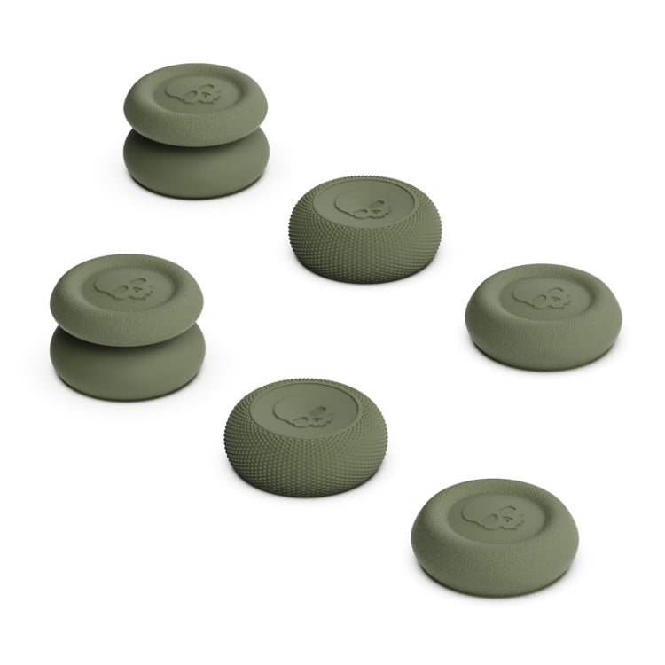 005 for Steam Deck Game Console Joystick Cap Set Anti-skid Combination Button Cap, Black, Green, Purple, Yellow