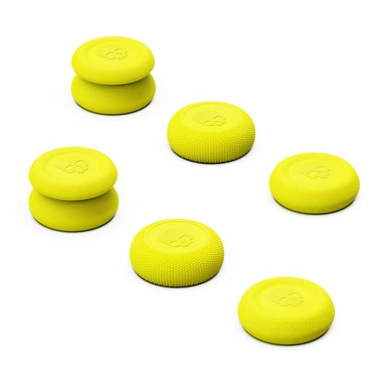 005 for Steam Deck Game Console Joystick Cap Set Anti-skid Combination Button Cap, Black, Green, Purple, Yellow