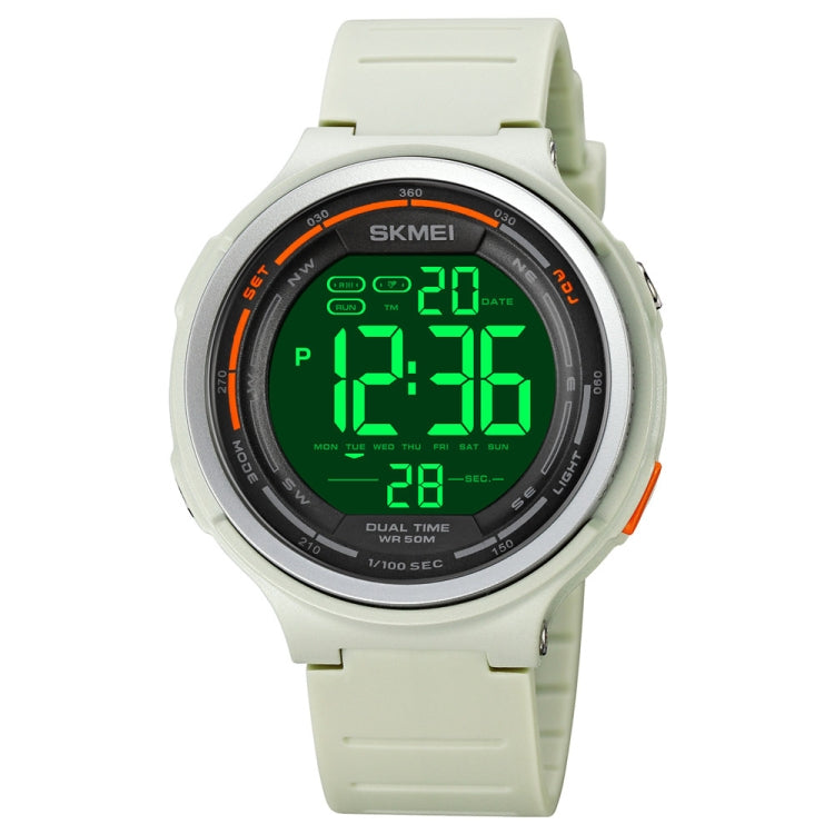 SKMEI 1841 Outdoor Sports Students Waterproof Luminous Countdown Watch, 1841 Black, 1841 Light Grey