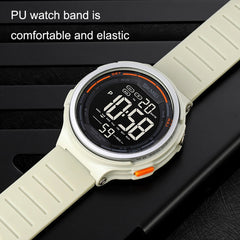 SKMEI 1841 Outdoor Sports Students Waterproof Luminous Countdown Watch, 1841 Black, 1841 Light Grey