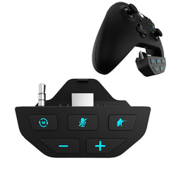 For Microsoft Xbox One S / X / Elite HS-XO193A Gamepad Sound Enhancer 3.5mm Converter Headphone Adapter, For Xbox One S / X / Elite