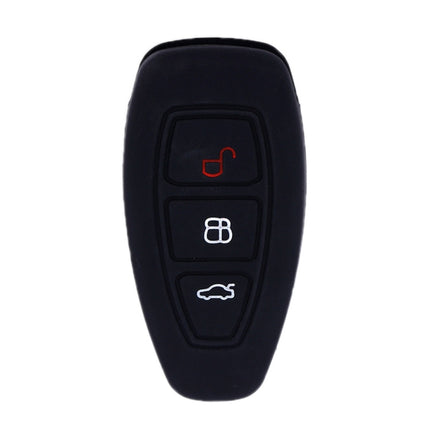 For Ford Focus/Mondeo 2pcs Folding Three-Button Key Protect Cover, Red, Pink, Orange, Yellow, Sky Blue, New Green, Purple, Black