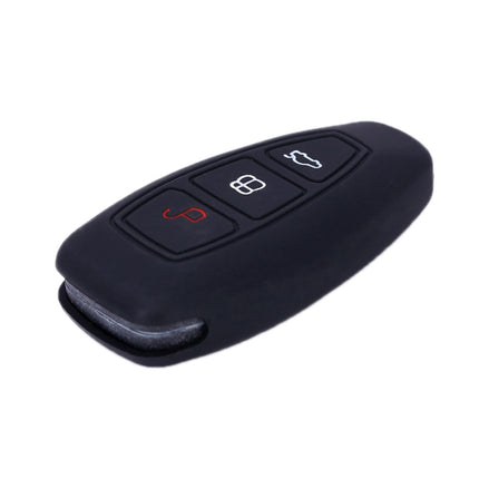 For Ford Focus/Mondeo 2pcs Folding Three-Button Key Protect Cover, Red, Pink, Orange, Yellow, Sky Blue, New Green, Purple, Black
