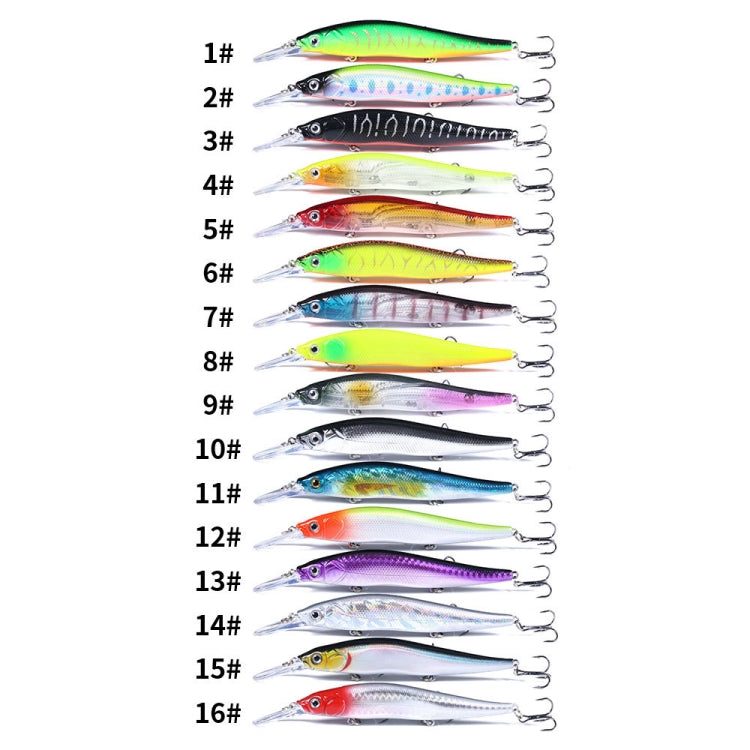 HENGJIA MI135 13.5cm 15.6g Sea Fishing Long-casting Floating Minnow Bionic Lures, MI135 (11), MI135 (1), MI135 (12), MI135 (2), MI135 (13), MI135 (3), MI135 (14), MI135 (4), MI135 (15), MI135 (5), MI135 (16), MI135 (6), MI135 (7), MI135 (8), MI135 (9)�...