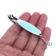 HENGJIA SP0715B Laser Sequins Oblique Cut Sequin Baits, SP0715B (5 Colors Boxed)