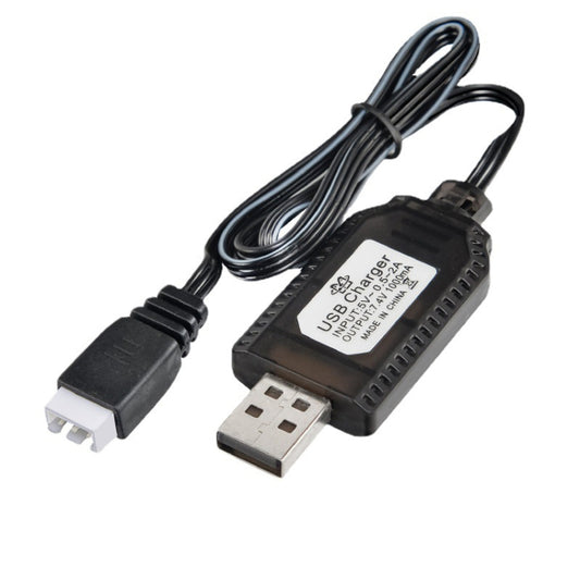 Cargador de batería de litio de 7,4 V Accesorios para aviones de juguete Cable de datos USB