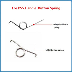 For PS5 Controller 50pcs Replacement Buttons Metal Springs ,Spec:, L2 R2 Springs, Motor Springs