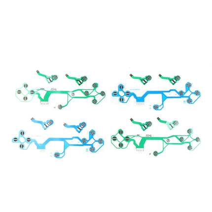 For PS5 V1 Controller 2sets Button Ribbon Circuit Board Conductive Film, Conductive Film(Green)