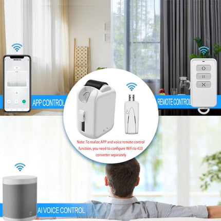 X101 Smart Home Automatic Curtain Machine With RC, Style:, Track Model Single Host, Track Model Double Host, Track Model Single Host+Gateway, Track Model Double Host+Gateway, Roman Pole Model Single Host, Roman Pole Model Double Host�������������������...