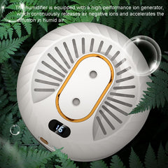 3000ml Double Nozzle Humidifier with Timing Digital Display and Colorful Ambient Light