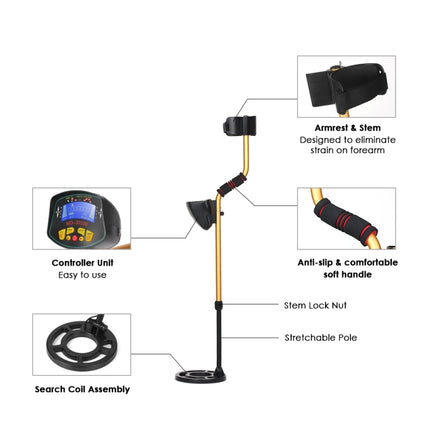 MD3010II High Sensitivity Underground Metal Detector, MD3010II