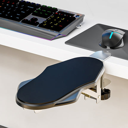 Punch-free Computer Desk Sponge Pad Hand Bracket Multifunctional Desk Elbow Rest, Basic, Folding, Folding Rotating