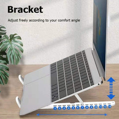 2 In 1 Laptop Mobile Phone Stand Heightening Cooling Stand