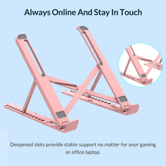 2 In 1 Laptop Mobile Phone Stand Heightening Cooling Stand