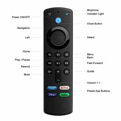 For Amazon Fire TV Stick L5B83G Bluetooth Voice Smart Remote Control, For Amazon Fire TV Stick L5B83G