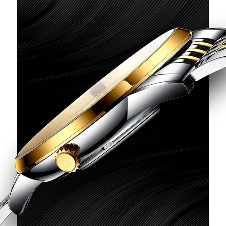 BINBOND B1117 30M Waterproof Earth Dial Butterfly Buckle Luminous Quartz Watch