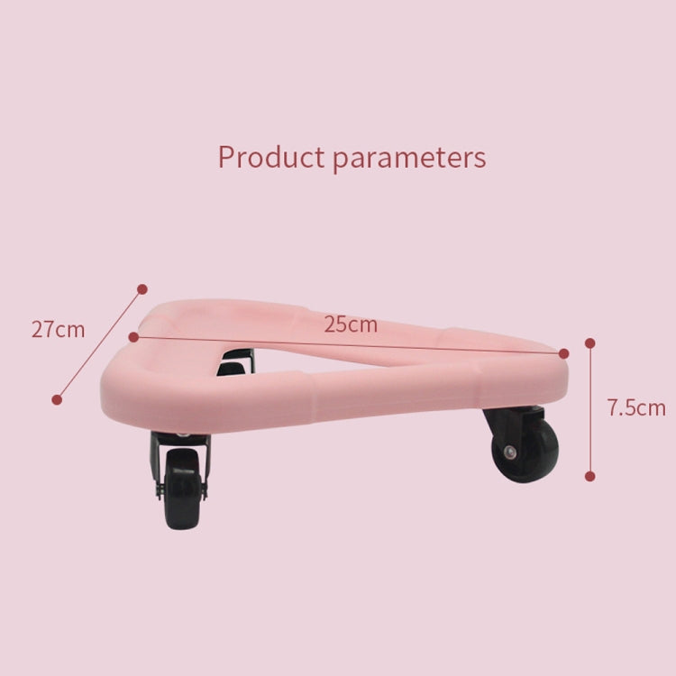 3 Wheel Abdominal Muscle Discs Slimming Device Core Strength Exercise Rollers, 3 Wheel (Pink), 3 Wheel (Black), 3 Wheel (Yellow)