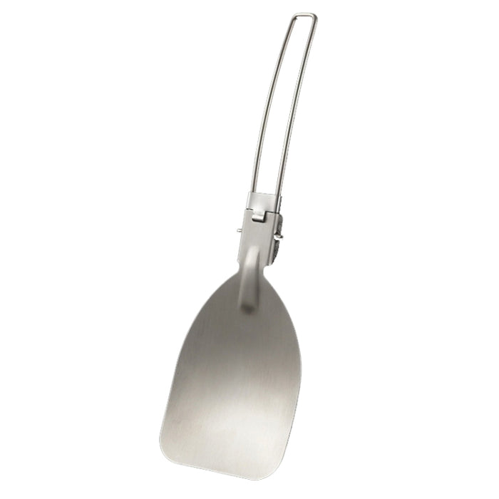 304 Stainless Steel Folding Frying Spatula Outdoor Camping Portable Tableware
