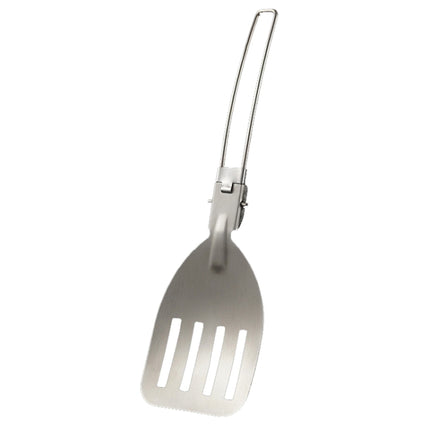 304 Stainless Steel Folding Frying Spatula Outdoor Camping Portable Tableware