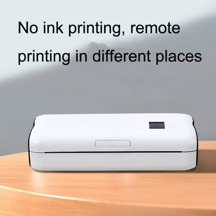 Home Small Phone Office Wireless Wrong Question Paper Student Portable Thermal Printer, Style:, Bluetooth Edition+50pcs A4 Paper, Bluetooth Edition+100pcs A4 Paper, Bluetooth Edition+200pcs A4 Paper, Bluetooth Edition+500pcs A4 Paper                   ...