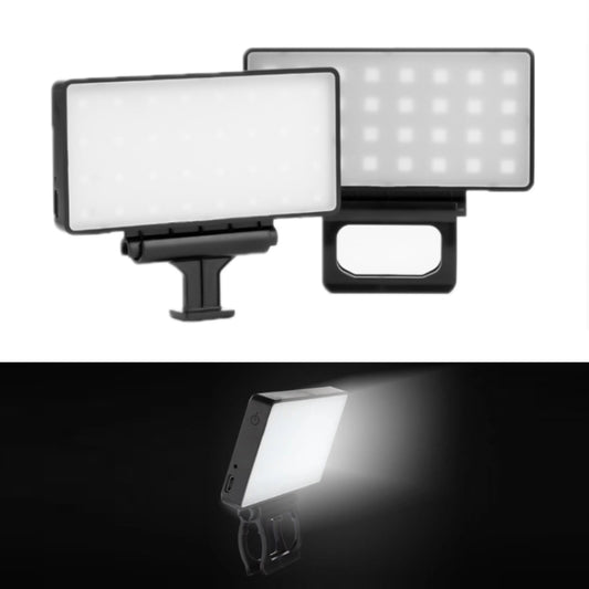 Outdoor Live Photography Multi-angle Brightness Adjustment Mobile Phone Fill Light, Monochrome White Light, RGB Color